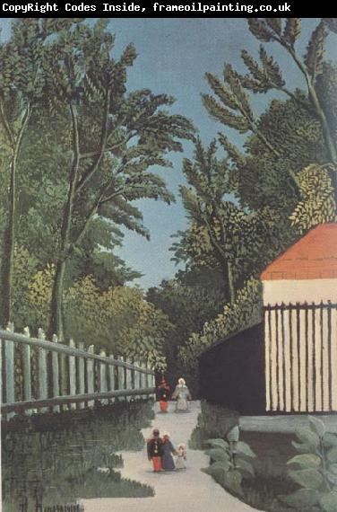 Henri Rousseau View of Montsouris Park